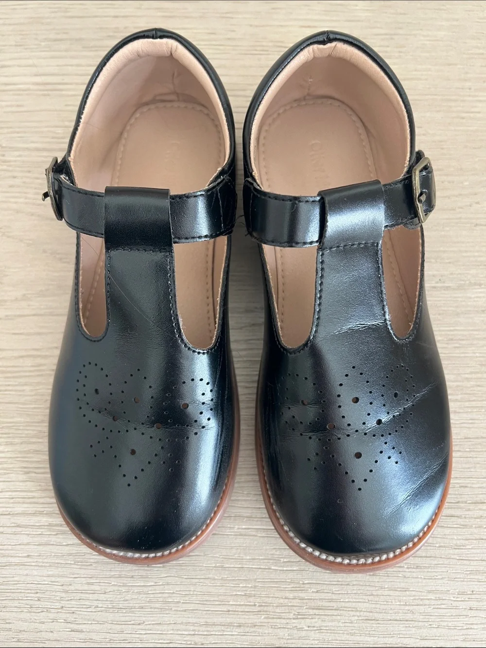Otter Momp Oxford Mary Jane sandals school uniform size 2 black